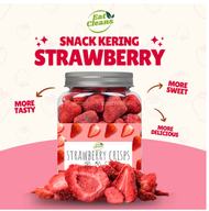 nack Buah Strawberry Kering - Freeze Dried Strawberry - Cemilan Sehat Strawberry Kering - Cemilan Sn