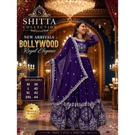 2026 JULY NEW ARRIVAL PURPLE BOLLYWOOD LEHENGA CHOLI EMBROIDERY PARTY WEAR FOR WOMEN |BOLLYWOOD DESI