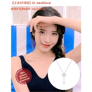 [JESTINA] IU necklace, JWHITEMOND necklace (JJLJNQ1BS302SW420)96,korean necklace,IU advertisement, Korean-made product, high-quality necklace,J estina