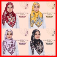 Ariani Diamond Foster Fair Twill Square Hijab/Bawal