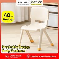 Citylife Stool Sturdy Stackable Children Safe Chair Stool Chair Backrest Chair