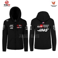 Hoodie Zipper Sweater Jaket Team Haas 2026 Formula One F1 Jaket Hoodie Berzip