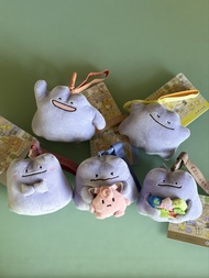 (最後1 Set)Pokemon寶可夢百變怪毛絨公仔吊飾