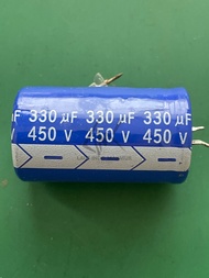 ELCO 330UF 450V 330 UF 450 VOLT ORIGINAL CAPACITOR ELKO KAPASITOR