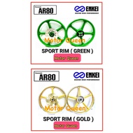 SPORT RIM KAWASAKI AR 80 ( GREEN / GOLD )