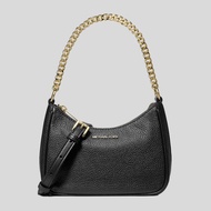 MICHAEL KORS Jet Set Travel Small Pebbled Leather Convertible Crossbody Bag Black 35F5GTVC5L