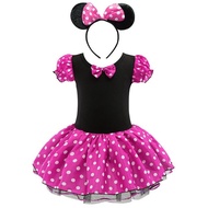 ZZOOI Minnie Cosplay Costume Baby Girls Ballet Tutu Dress Kids Cartoon Mouse Dress and Headband Kids