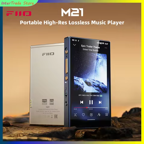 FiiO M21 Android Portable HiFi Lossless Bluetooth 5.0 Music MP3 Player DSD Decoding Hi-Res Audio Amp