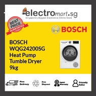 BOSCH WQG24200SG Heat Pump Tumble Dryer (9KG) (Energy Efficiency 5 Ticks) - 2 Years Agent Warranty