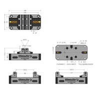 5-Axis Self-Centering Precision Machine Vise Clamping Range 0-150mm DJ-9019CRM for Enhanced Accuracy