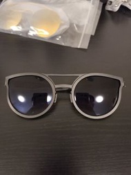 ic! berlin 黑色圓框太陽眼鏡