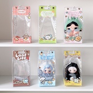 Sweet Girl Cartoon Transparent Stroller Bag, Student Keychain Show-Off Baby Bag