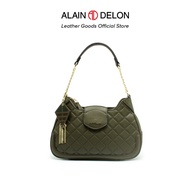 ALAIN DELON LADIES QUILTED HANDLE SLING BAG WITH KEY CHAIN - AHB1013PN3MC3