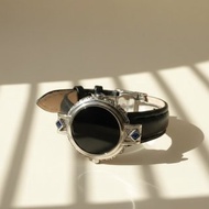 墨翠無事圓牌手環 925純銀 | 天然緬甸玉A貨翡翠 | 送禮