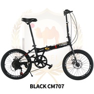 [SINGAPORE OFFICIAL SHOP ]CAMEL Foldable Bicycle with Disc Brake 7Speeds Shimano/ Authentic Camel bi