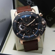 Jam Tangan 9205 MC AC COLLECTION ROSE GOLD BROWN LEATHER Berkualitas