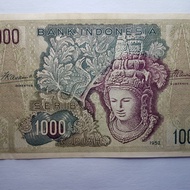 Uang Indonesia Rp.1000 Th1952 seri budaya Palsu lama