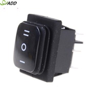 ADD 12V  Waterproof 6Pin DPDT Self Loing Rectangle Roer Switch AB