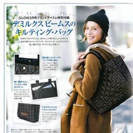 日本雜誌 GLOW 附贈 Demi-Luxe BEAMS 格紋 托特包 單肩包 手提包 手提袋 購物袋