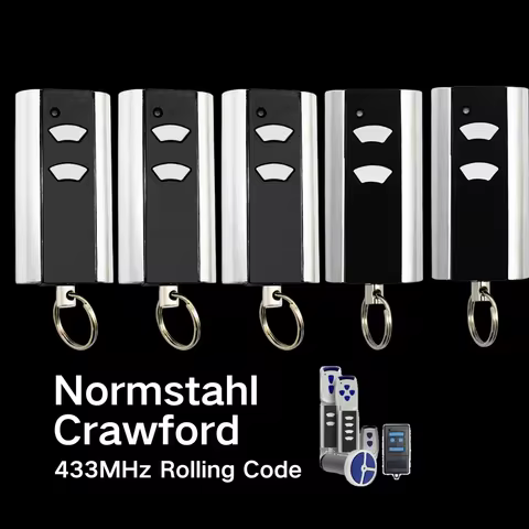 10-1pcs Normstahl Crawford Standard Steel EA433 2KS 4KS T433-4 2KM Micro Garage Door Remote Control 