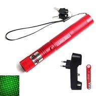 Powarful Green Laser Pointer pen Beam Light 5mW Laser Powar 537nm 50+Gharger
