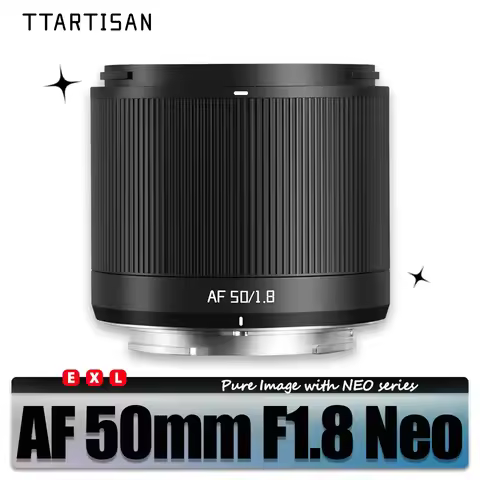 TTARTISAN AF 50mm F1.8 Neo Full Frame Standard Prime Camera Lens for Humanities Photography with Son