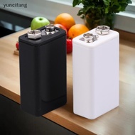 [zhg] 1/5/8Pcs 9V Type-C Battery Case 6F22  Storage Box Square Battery Holder Portable Battery Clip 