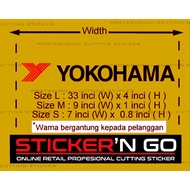 STICKER CUSTOM YOKOHAMA DESIGN