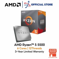 AMD Ryzen 5 5500 CPU AM4 Processor With Wraith Stealth Cooler