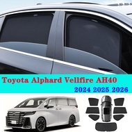 Car Side Window Sunshade For Toyota Alphard Vellfire AH40 2024 2025 2026 Car Window Curtains Solar S