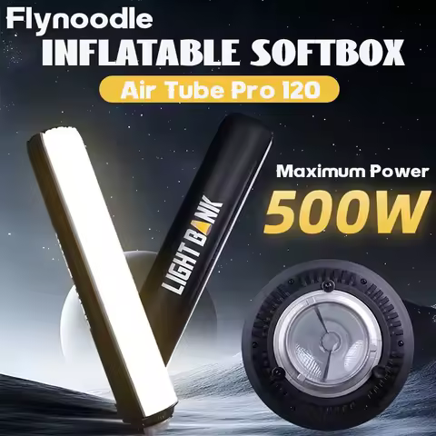 NEW Flynoodle Air Tube Pro 120 Light Bank Softbox for Aputure Nanlite Godox ZHIYUN COLBOR LED Video 