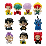 10Pcs/Set Anime K-Pop: Demon Hunters South Korea idol Rumi Mira Zoey Saja Boys Jinu Gwi-Ma Romance S