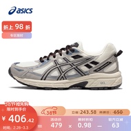 亚瑟士ASICS跑步鞋女鞋网面透气运动鞋越野跑鞋 GEL-VENTURE 6 奶白色/灰色 37.5