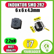 Alternator smd 2R2 2.2uH inductor power 2.2 uH 6x6x4.3mm i7