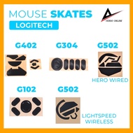 Mouse Skates 1 Set Mouse Feet For Logitech Master 2/3 G903 G403 G102 G304 G402 G502 Hero G502 Lights