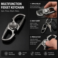 Fidget Spinner Keychain Bottle Opener Finger Hand Spinner Anti-Anxiety Relieves Stress Toy Fidget Fi