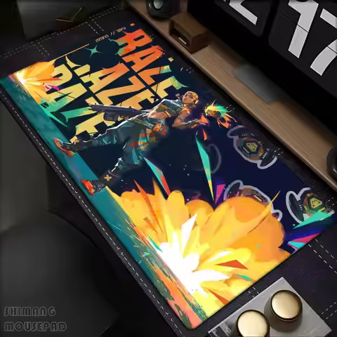 VALORANT Raze Large Gaming Mouse Pad Computer Laptop Mousepad Keyboard Pad Desk Mat PC Gamer Mouse M