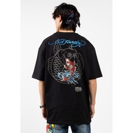 Ed Hardy Japanese Sun Koi Oversized Tee - Men