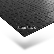 Round Stud Rubber Mat I 3mmx1mtrx1mtr,2mtrx3mtr,4mtr I Airport Mat I Rubber Floor Mat-READY STOCK IN