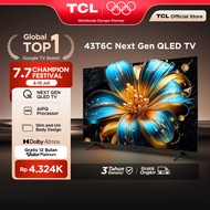 TCL Next Gen QLED 43 inch T6C - 4K Google TV - HVA Panel - HDR 10+ - Dolby Vision & Atmos - Google A