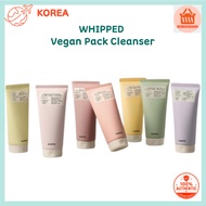 WHIPPED Vegan Pack Cleanser Tube 130g (7 Types)
