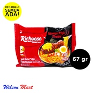 Nabati RICHEESE MI INSTANT RAMEN SPICY CHEESE FIRE LEVEL 5 ULTIMATE HOT 67 GRAM INSTANT NOODLES WITH