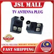 (CLEAR STOCK)TV Antenna Plug Connector Aerial Socket Male