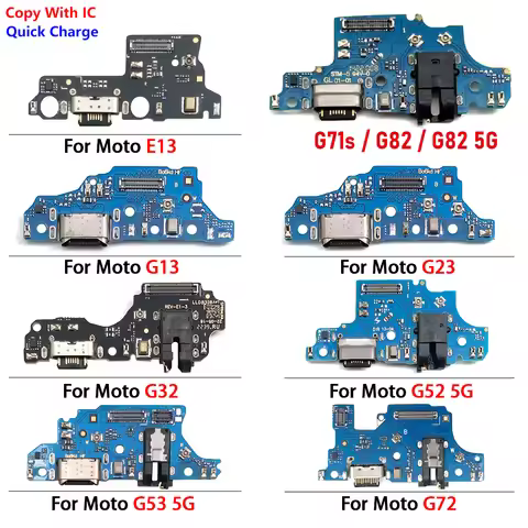 NEW USB Charging Port Socket Board Flex Connector Part For Moto G42 E32 E13 G200 G22 G13 G23 G32 G52
