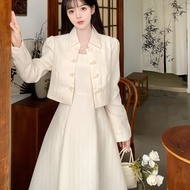 Korean Drama Autumn Matching Clothes Fragrance One Set Small Series Chinese Style Rich New Tea Suit 