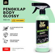 Monsta Shine | Kilap Premium - Pengkilap Body Motor Mobil Helm Glossy Sealant Semi Coating Wax Paint