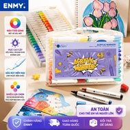 Enmy Marker Pen Set - Bright Colors, High Durability, For Artists & Artistic Lovers