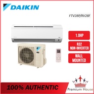 Daikin 1HP Wall Mounted Innovaire R32 (P serial) - Non Inverter [ FTV28P / RV28F ]