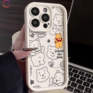 For Realme V50 V50A GT Master Edition GT Neo Flash GT NEO2T Narzo 50 30 50A 50i Prime Casing Pacha Dog Winnie the Pooh ins Eyes Angel Eyes Phone Case Soft Protective Cover