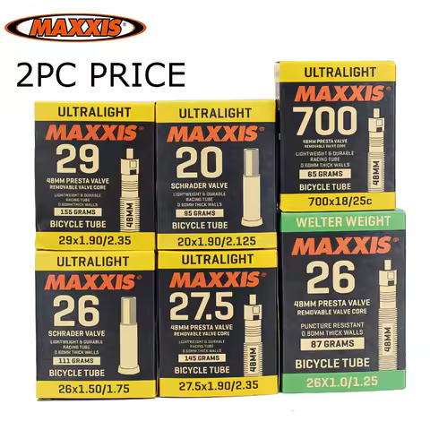 2pc Ultralight MAXXIS Bicycle Inner Tube All Size 20 26 27.5 29 700C AV FV Stab Blow Proof MTB Road
